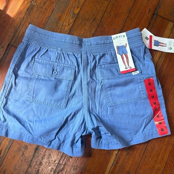 Orvis Women's Light Blue Drawstring Shorts - Picture 4 of 6